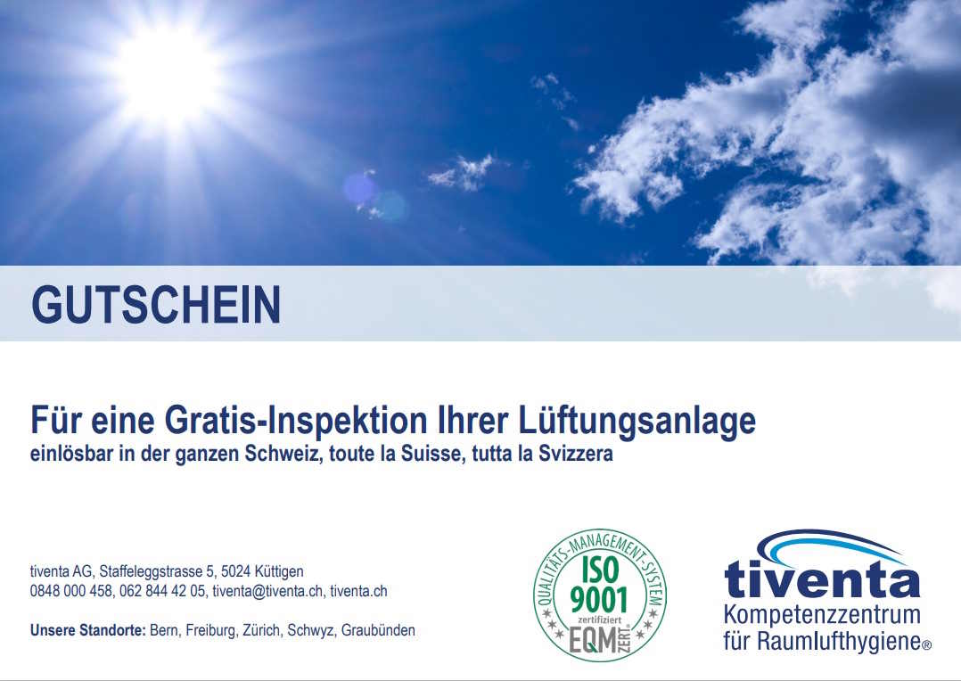 Bei der Inspektion der Lüftungsanlage zeigt sich ein sauberer Luftkanal mit einem gut gewarteten Ventilator für eine optimale Luftzirkulation.